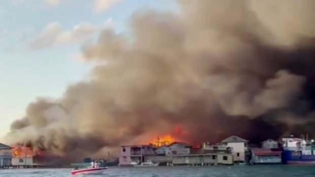 Honduras'ın Guanaja Adası'nda yangın: 4 yaralı