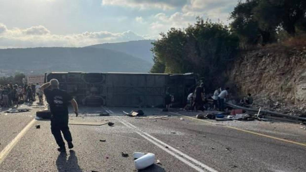 İsrail'de otomobile çarpan otobüs devrildi: en az 5 ölü, 47 yaralı