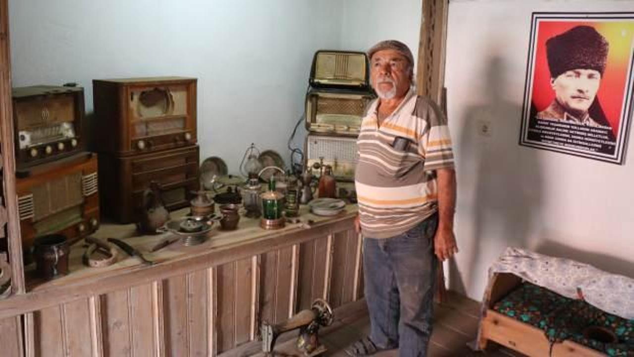 Gurbetçi yıllar sonra köyüne döndü, ata yadigarlarıyla müze kurdu