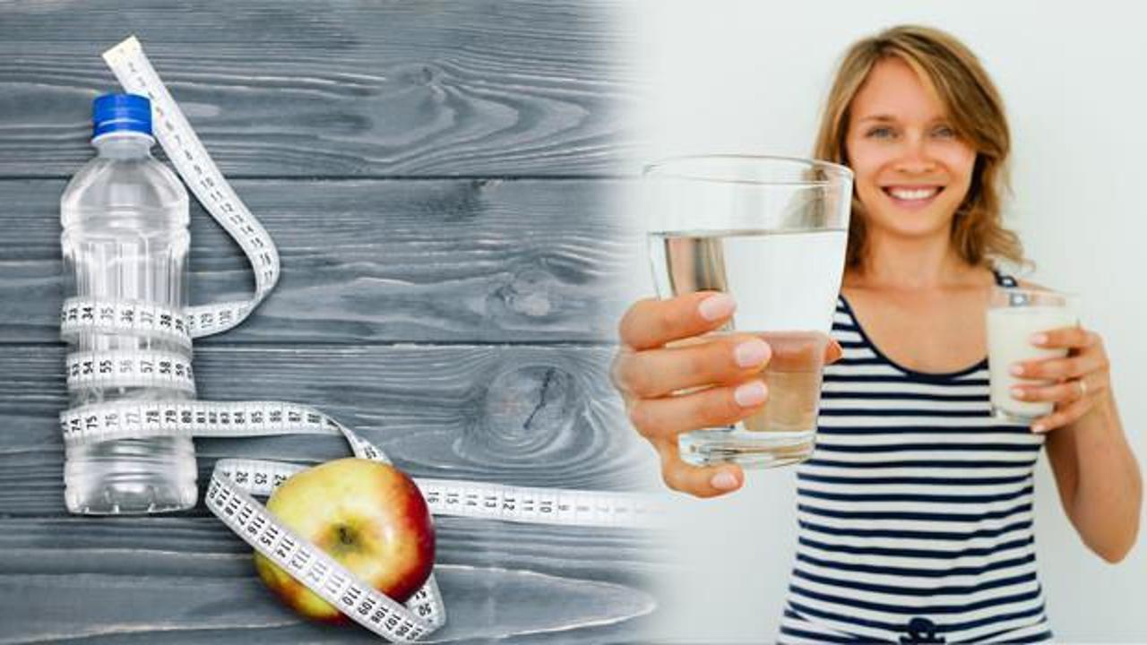 1 aylık su diyetiyle 20 kilo verebilmek mümkün