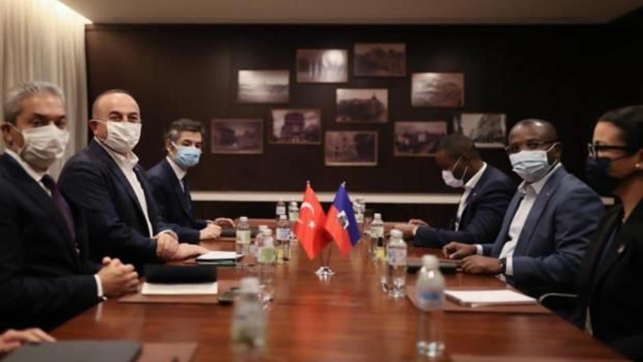 Dışişleri Bakanı Çavuşoğlu, Haiti Dışişleri Bakanı Joseph ile görüştü