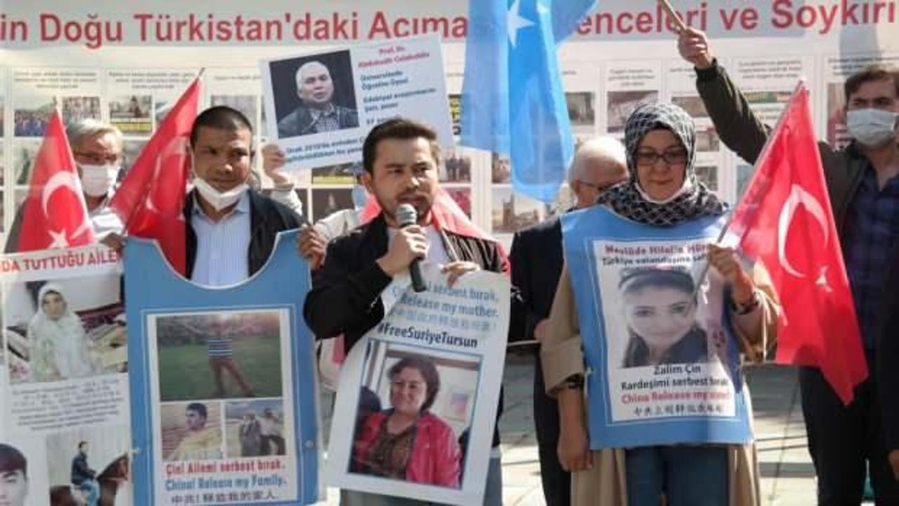 Doğu Türkistanlı mağdurlar Eskişehir'den seslendi 