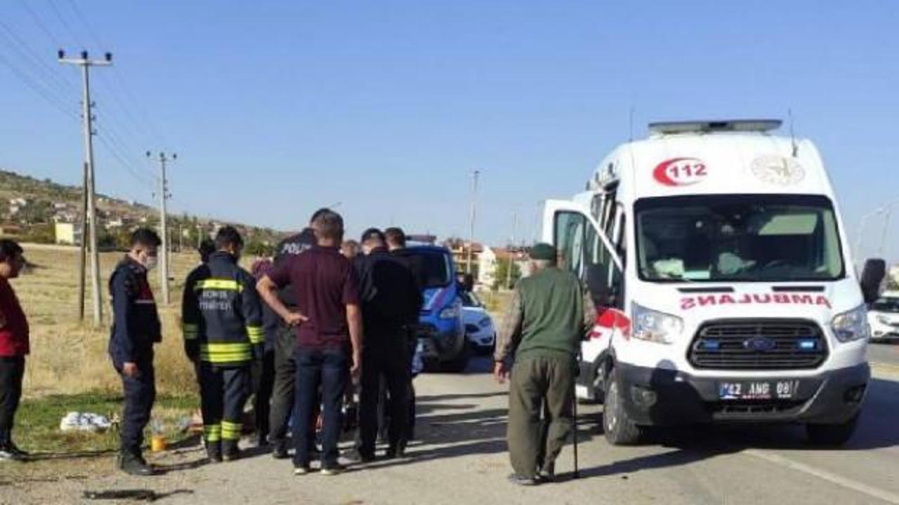 Konya'da iki otomobil çarpıştı: 11 yaralı