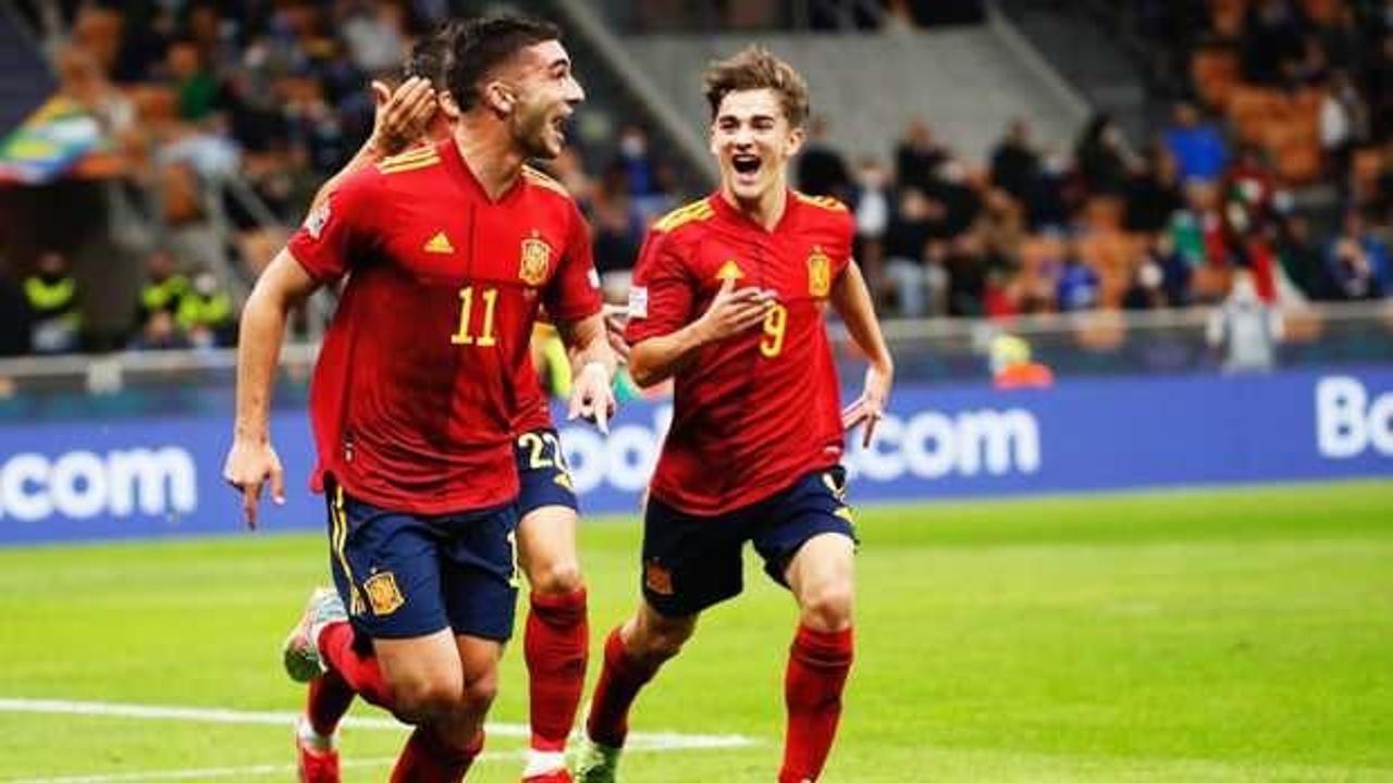 UEFA Uluslar Ligi'nde ilk finalist İspanya!