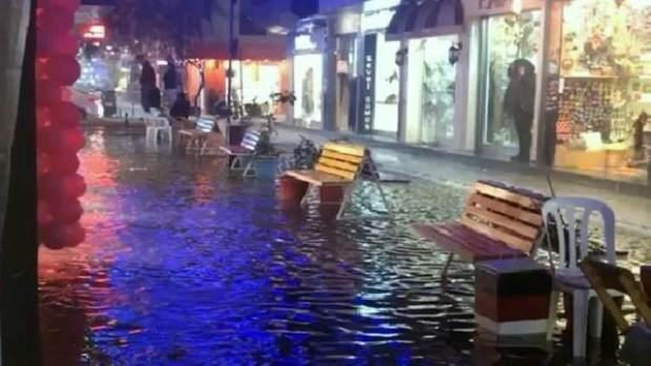 Fethiye'de yağmur yaşamı olumsuz etkiledi