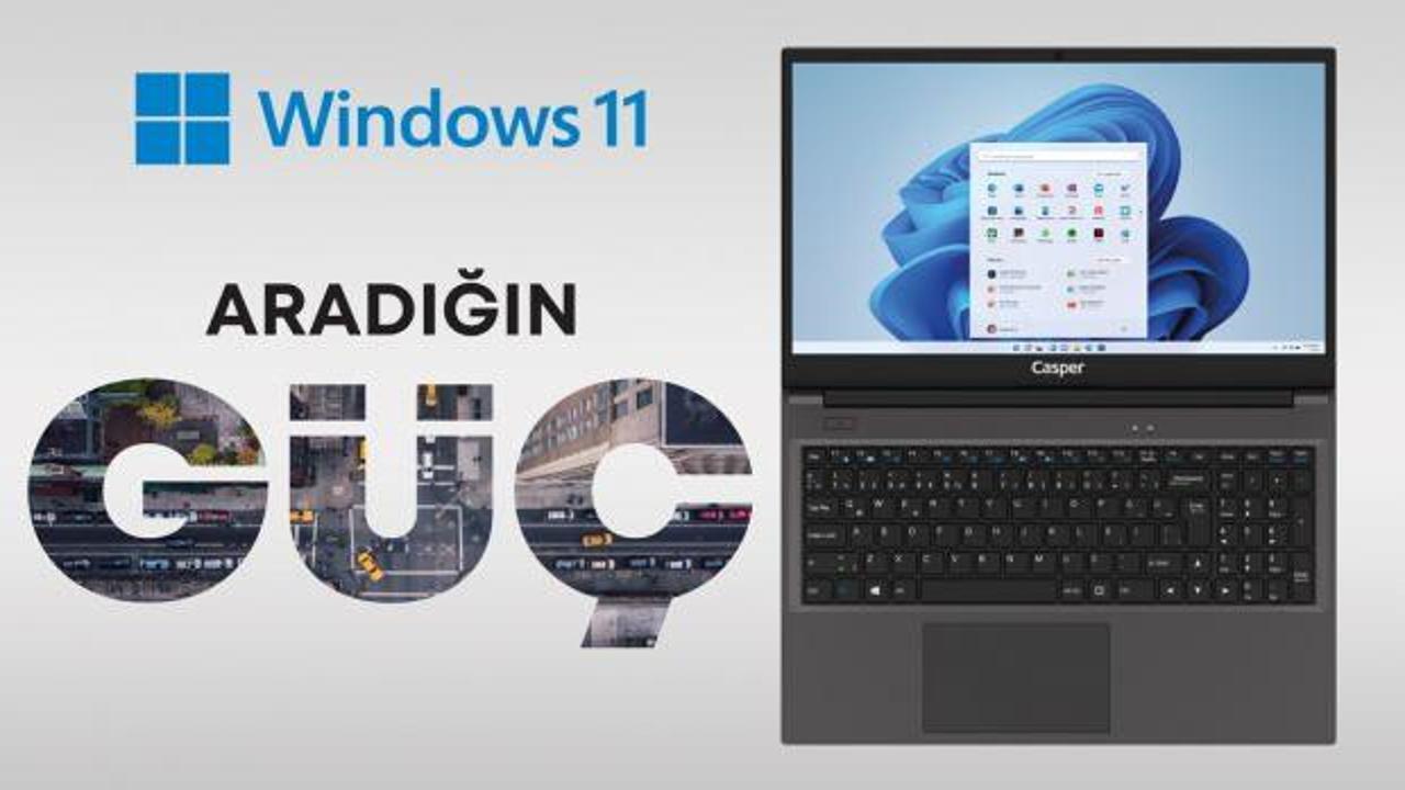 Windows 11, Casper bilgisayarlarda kullanıma sunuldu