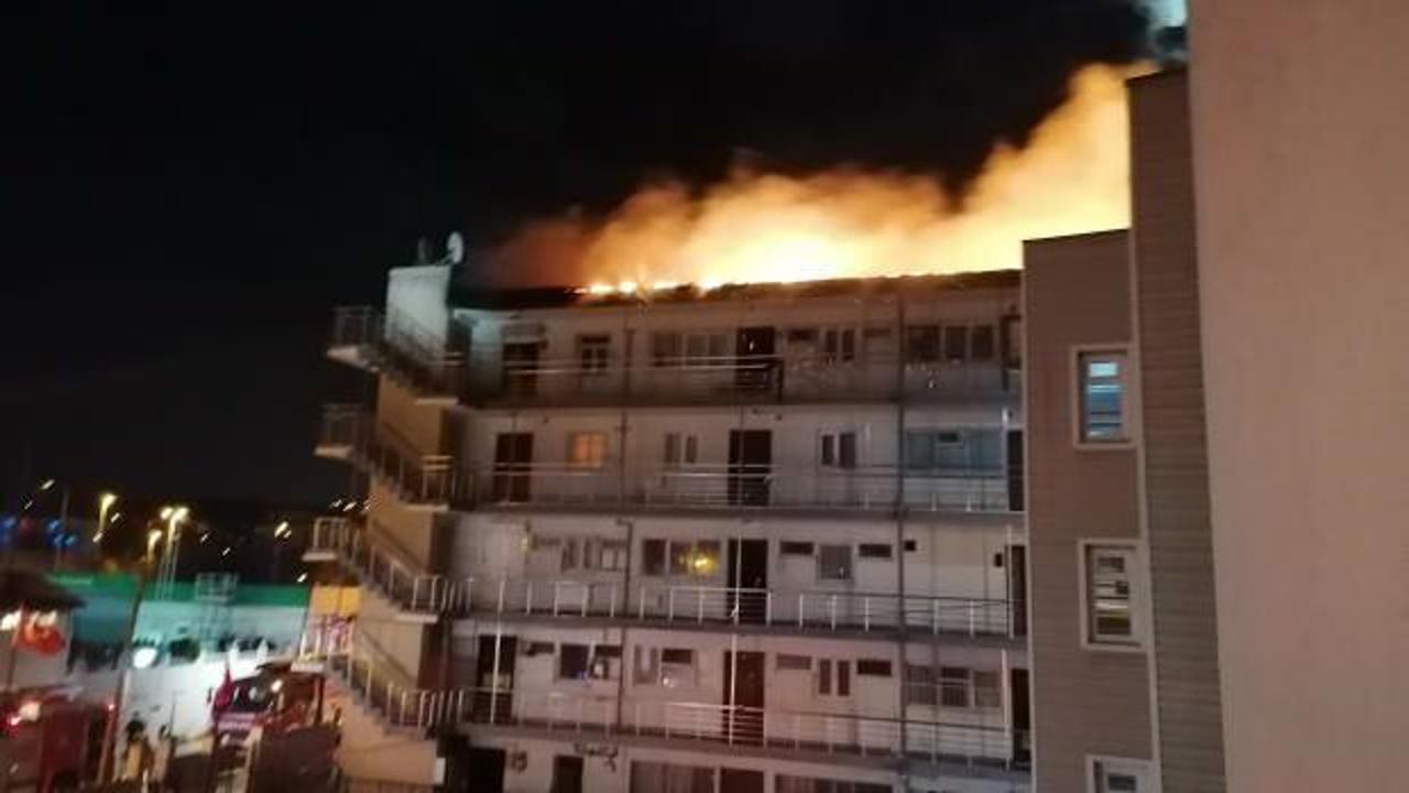 Kumburgaz'da yazlık sitede yangın