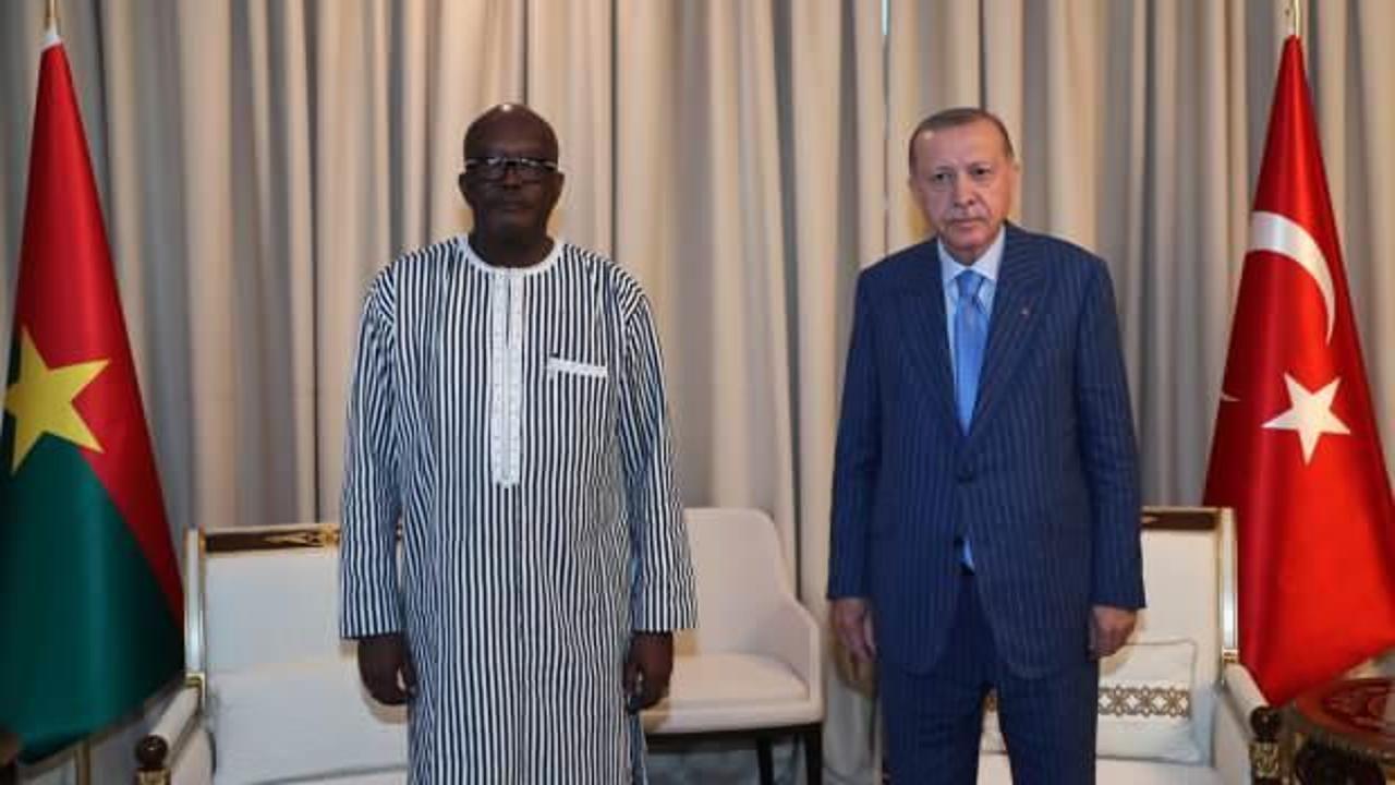 Erdoğan, Burkina Faso Cumhurbaşkanı Kabore ile görüştü