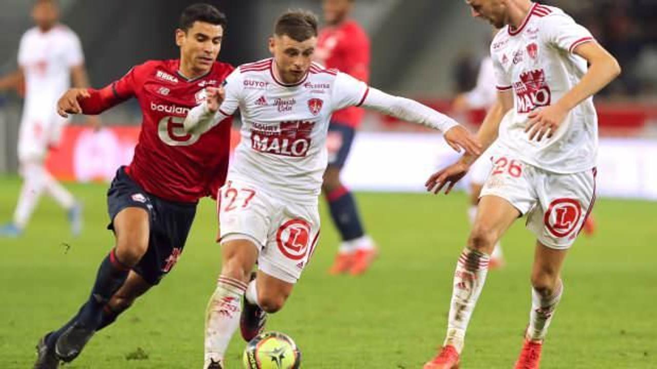 Lille, Brest maçından 1 puanla ayrıldı