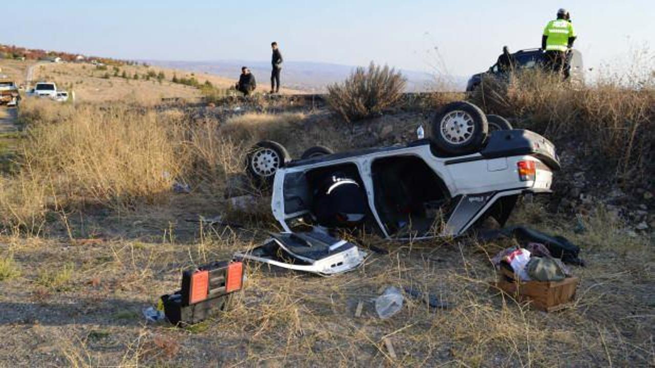 Çubuk'ta feci kaza: 1 ölü 2 yaralı
