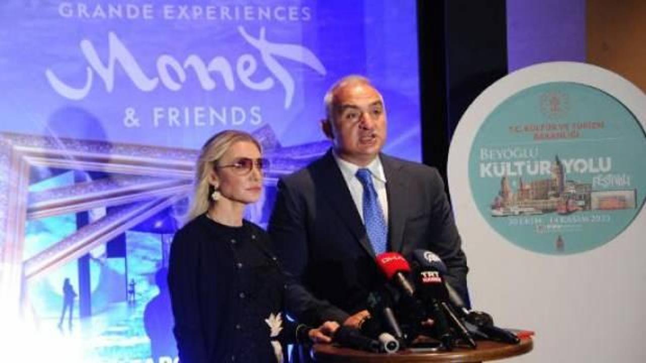 Kültür ve Turizm Bakanı Ersoy, Galataport'taki sergilerin açılışına katıldı
