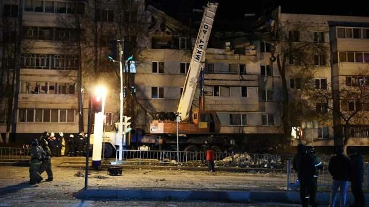 Rusya'da 5 katlı binada doğal gaz patlaması