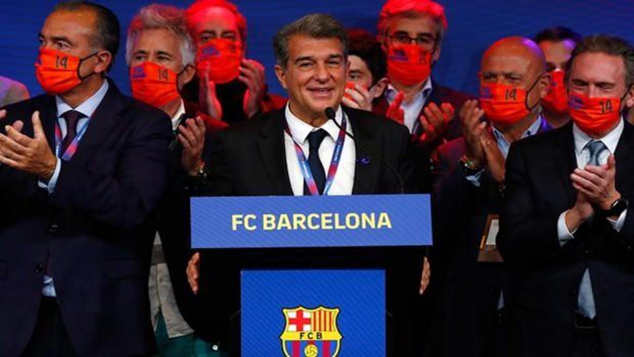 Barcelona Başkanı Laporta'dan Xavi açıklaması