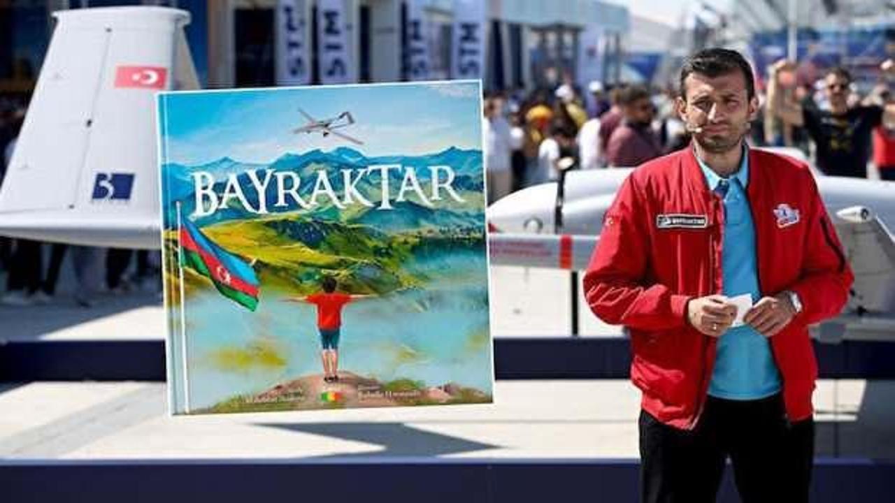 Selçuk Bayraktar'ın hayatı kitap oldu: Azerbaycanlı çocuklara örnek olacak