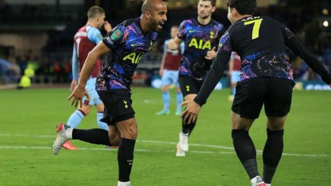 Tottenham, Burnley'i eleyerek çeyrek finale yükseldi