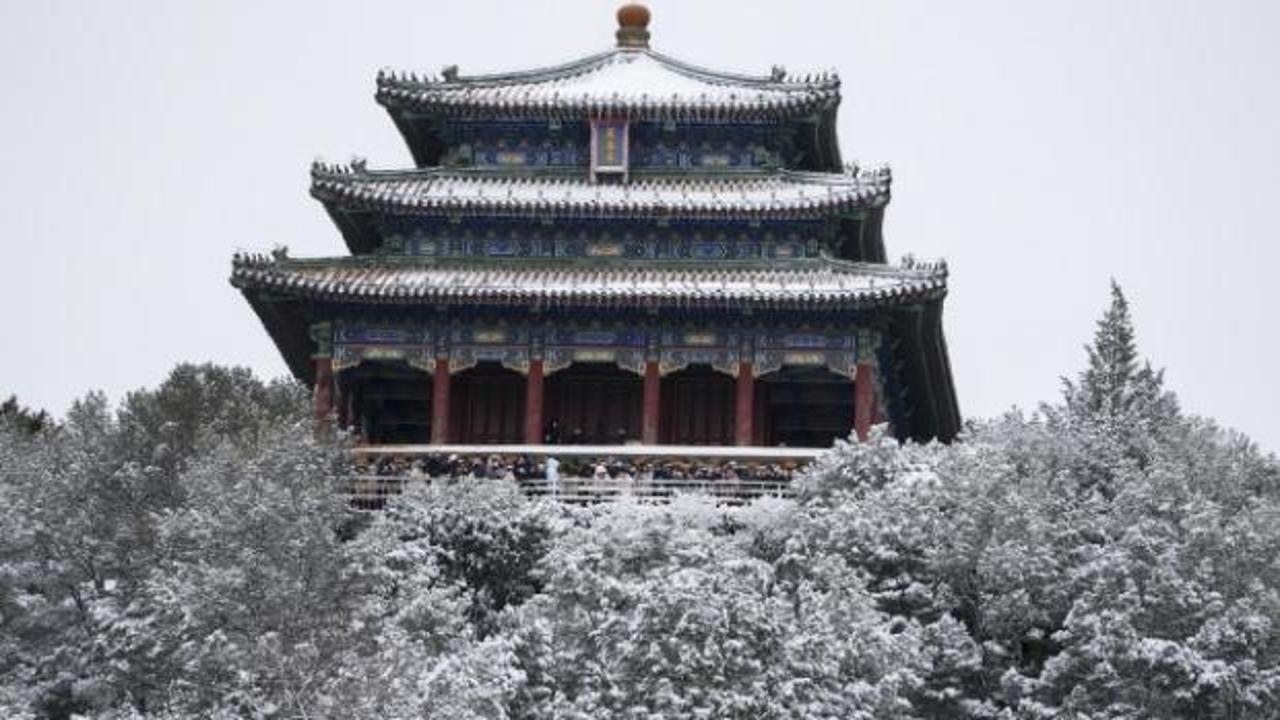 Çin'in Gansu eyaletinde son 14 yılın en yoğun kar yağışı yaşandı
