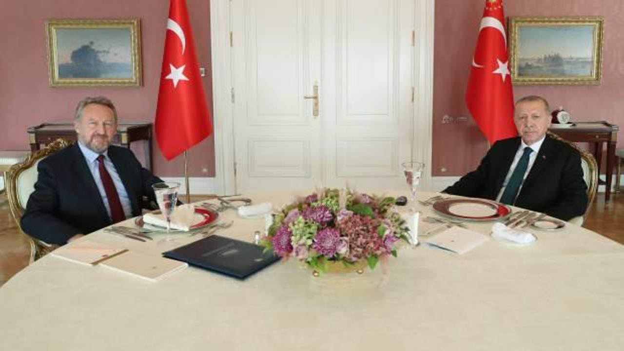 Cumhurbaşkanı Erdoğan Bakir İzetbegoviç'i kabul etti