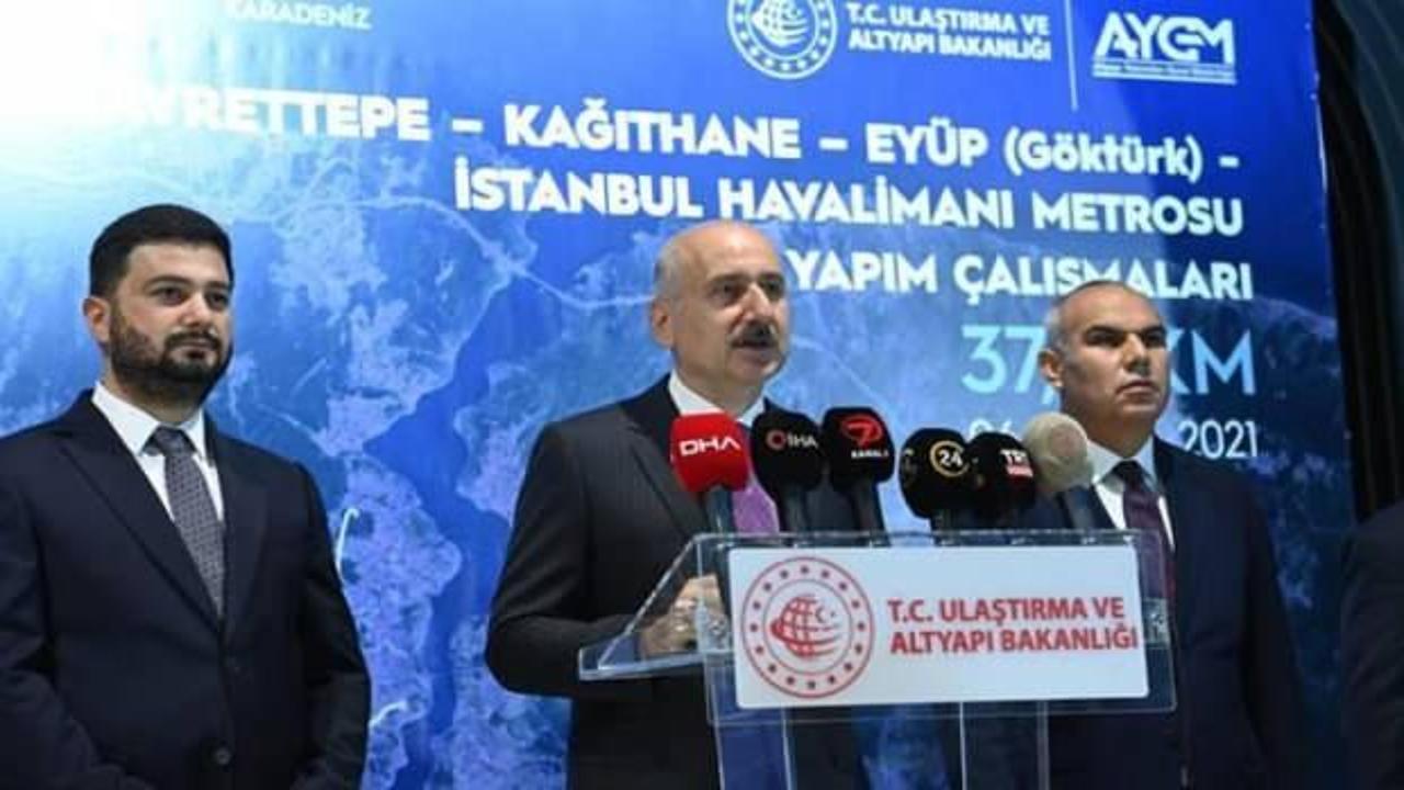 İstanbul Havalimanı-Gayrettepe Metro Hattı test sürüşü yarın