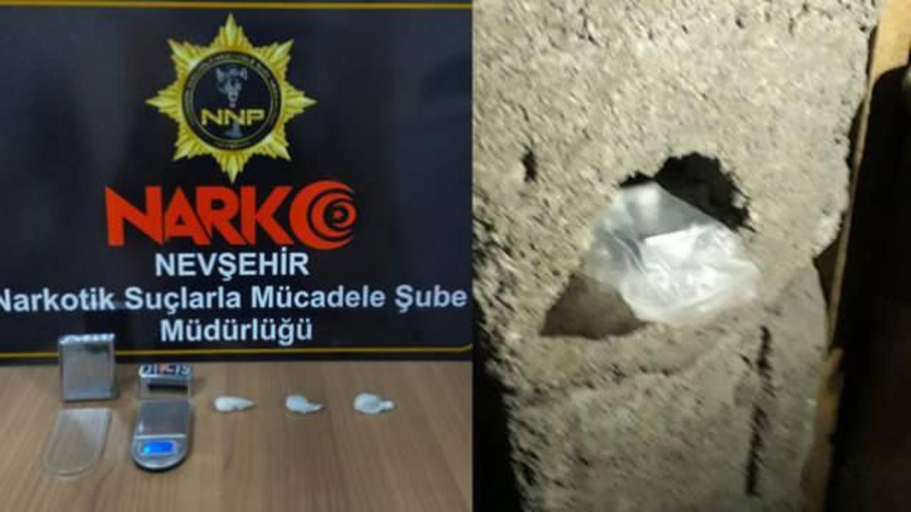 Nevşehir&rsquo;de zehir tacirleri operasyon, bakın nereye saklamışlar