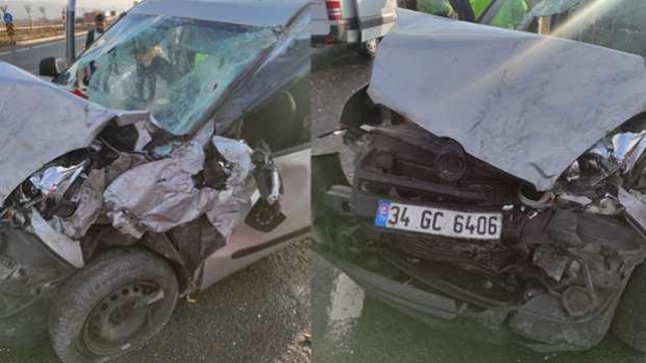 Pasinler&rsquo;de kaza, aynı aileden 6 kişi yaralandı