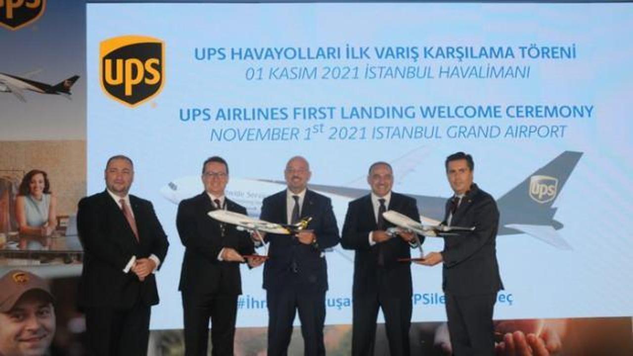 UPS Havayolları İstanbul Havalimanı seferlerine başladı
