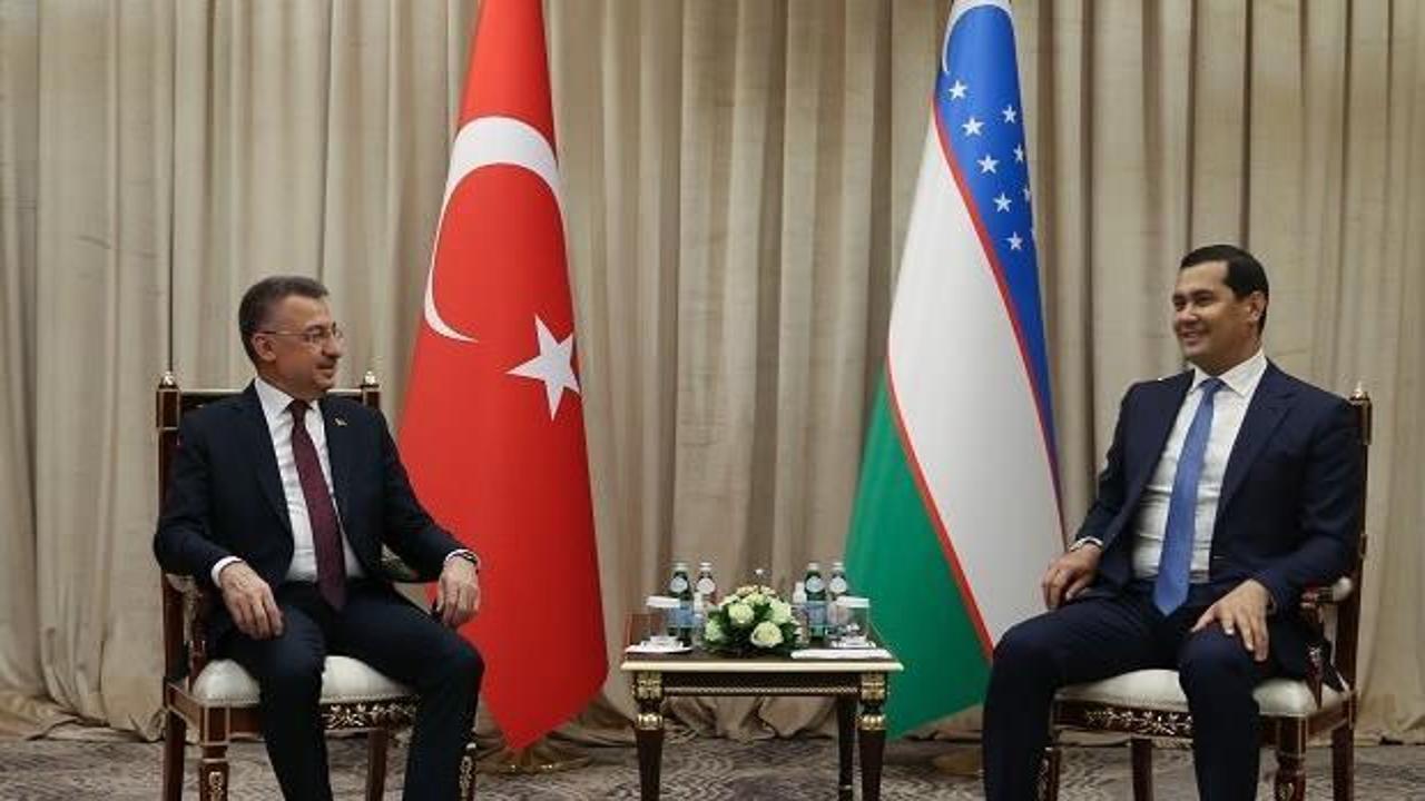 Cumhurbaşkanı Yardımcısı Oktay, Özbekistan Başbakan Yardımcısı Umurzakov ile görüştü