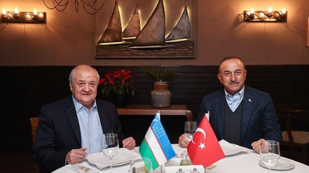 Dışişleri Bakanı Çavuşoğlu, Özbek mevkidaşı Kamilov ile görüştü