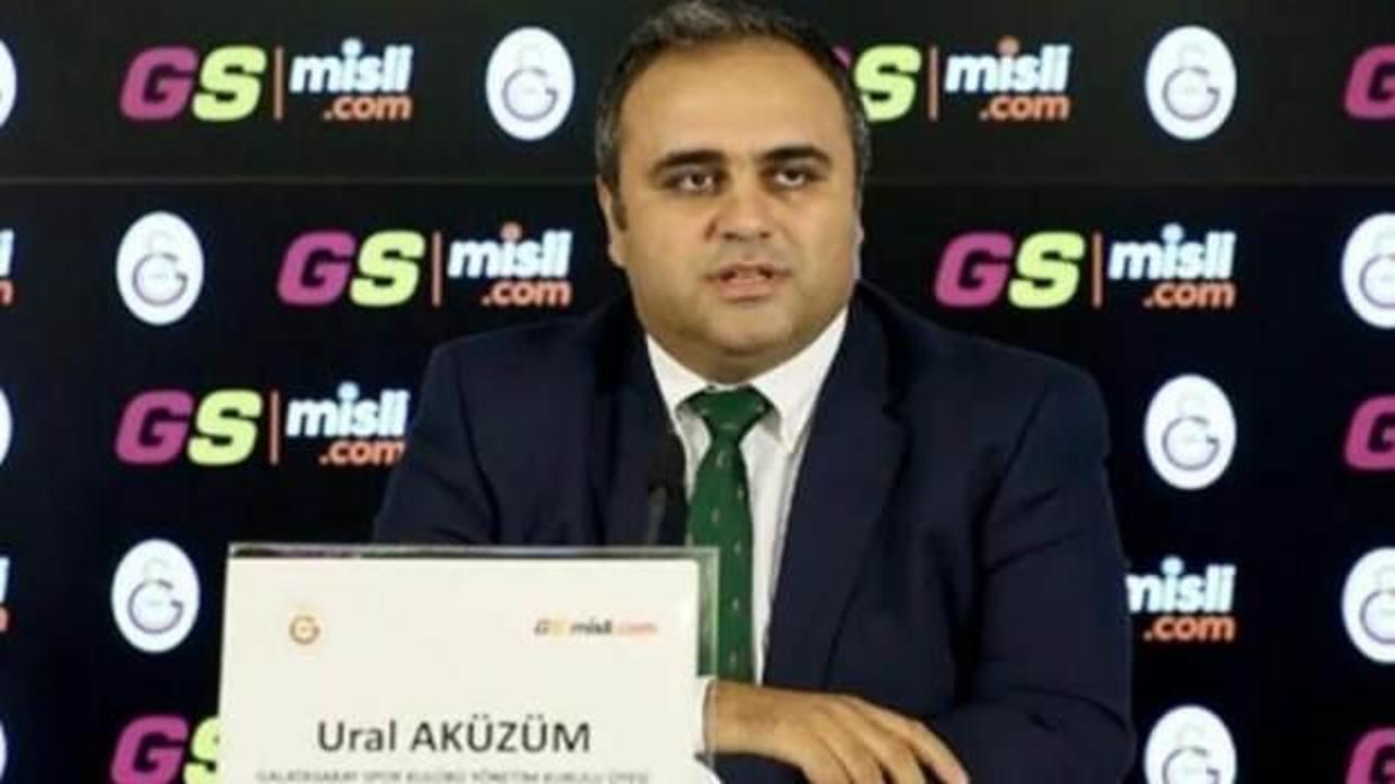 Galatasaray'da Ural Ak&uuml;z&uuml;m istifa etti