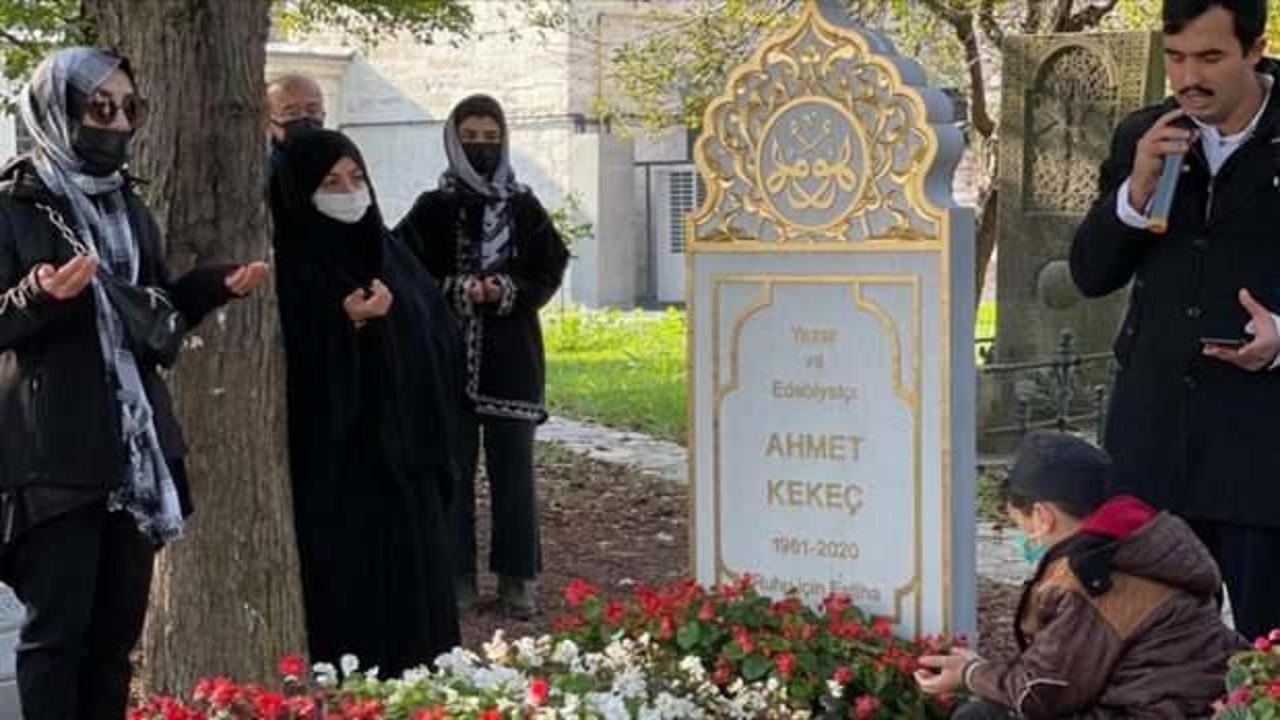 Gazeteci yazar Ahmet Kekeç kabri başında anıldı