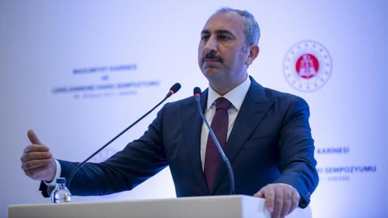 Adalet Bakanı Gül: "Biz yapalım hukuk arkadan gelsin" diyemeyiz
