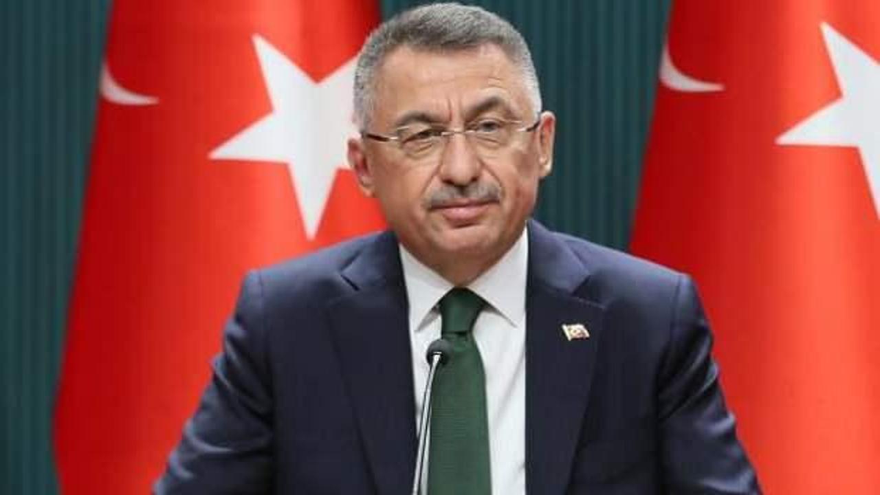 Fuat Oktay'dan şehit polis i&ccedil;in başsağlığı mesajı