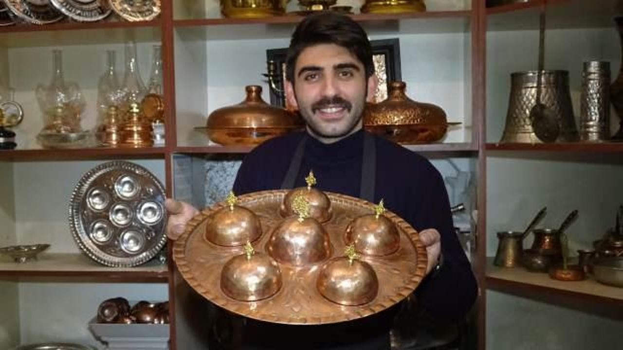 Tokat&rsquo;ın &ldquo;gelin damat tepsisi&rdquo; yaşatılmaya devam ediyor