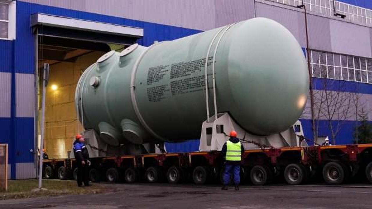 Akkuyu'nun reakt&ouml;r basın&ccedil; kabı Rusya'dan yola &ccedil;ıktı!