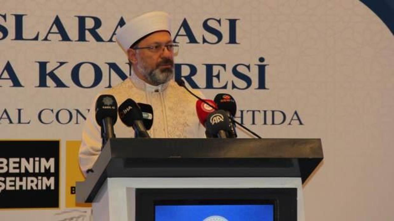 Ali Erbaş: En hafif ifadeyle insafsızlık olur