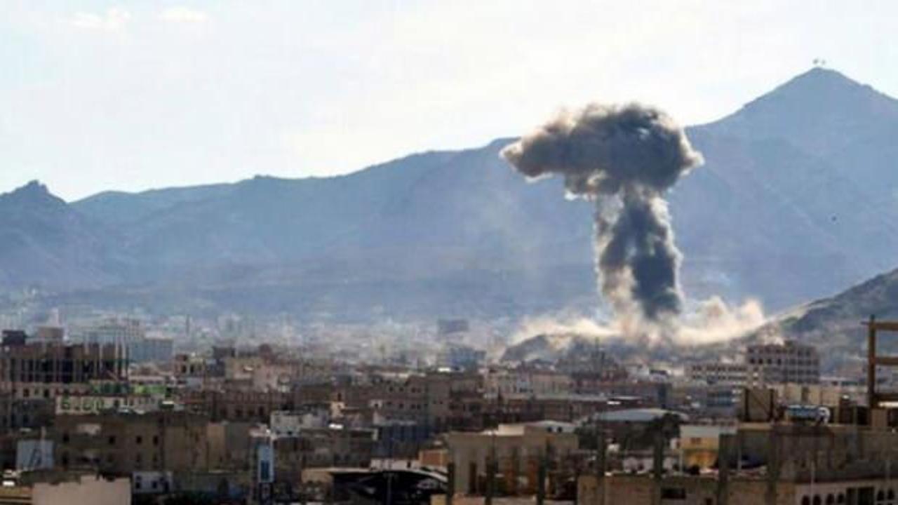 Arap koalisyon güçleri, Sana'daki Husi hedeflerine hava saldırısı düzenledi