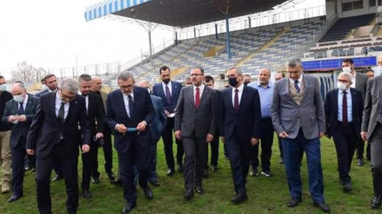 Bakan Kasapoğlu'ndan Kahramanmaraş'a stadyum müjdesi