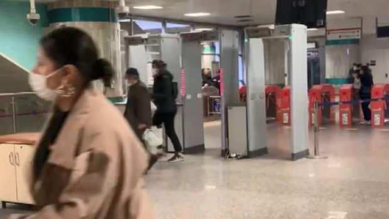 Metro duraklarında x-ray cihazları "kırmızı" yansa da kontrol yok