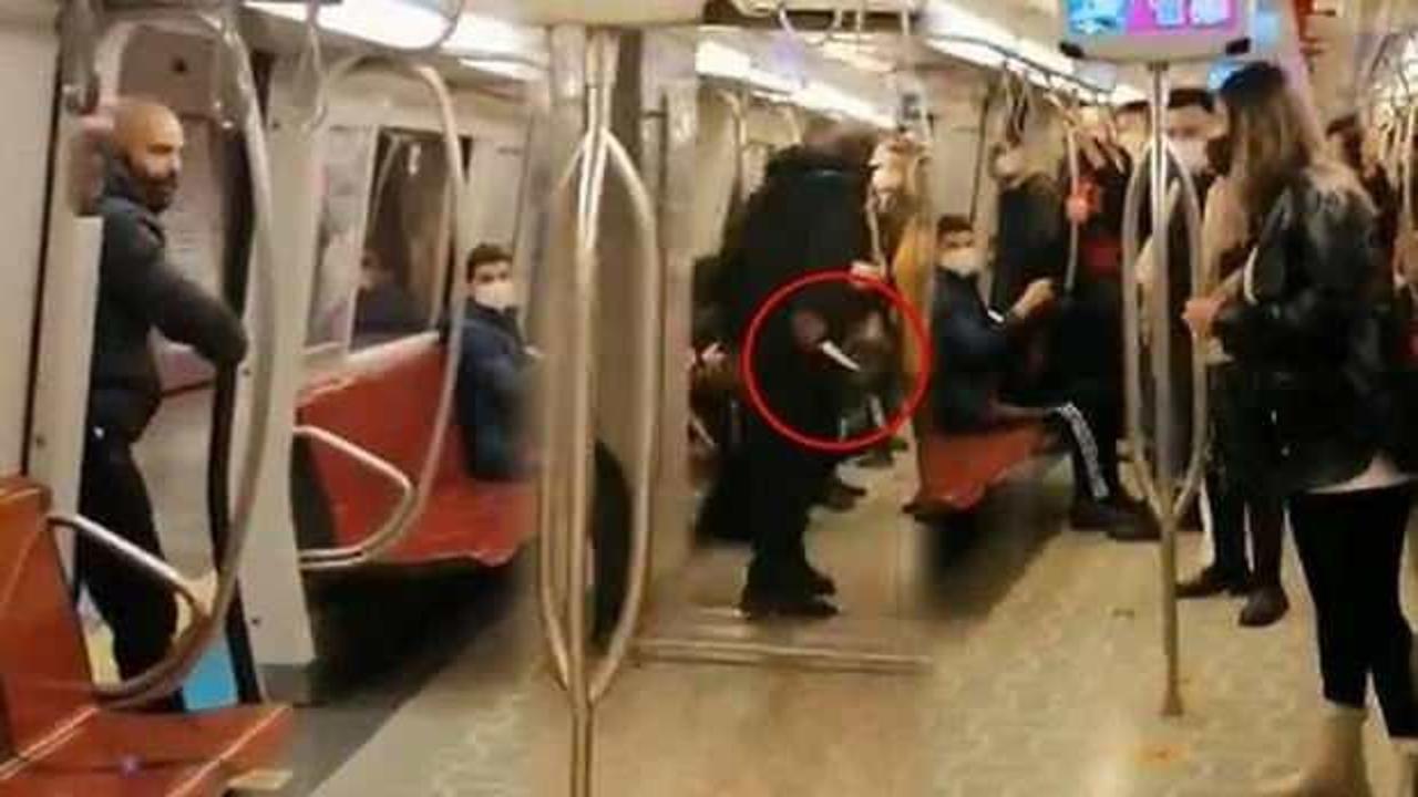 Metroda kadına bıçak sallayan saldırgan: Ben de şikayetçiyim