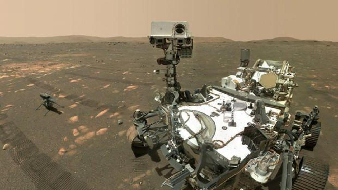 NASA’nın gözünden Mars’ta mavi gün batımı