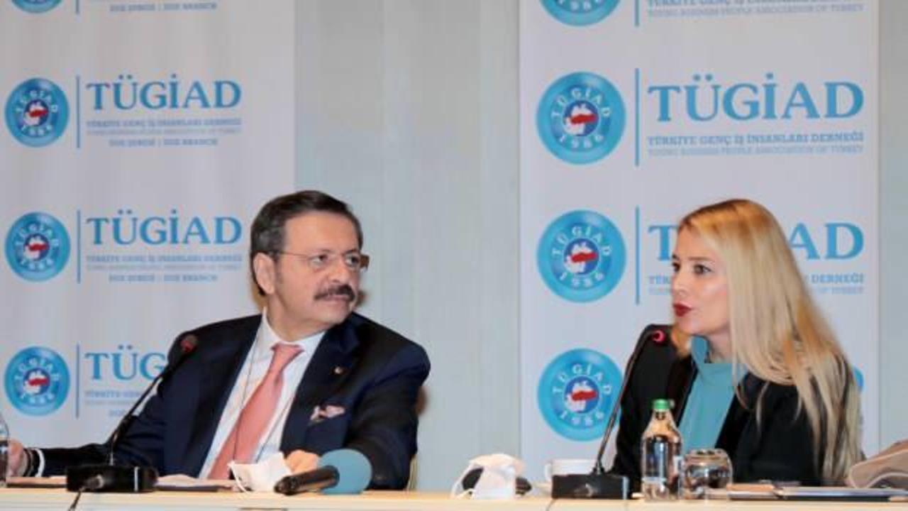 TOBB Başkanı Hisarcıklıoğlu’ndan TÜGİAD'a ziyaret