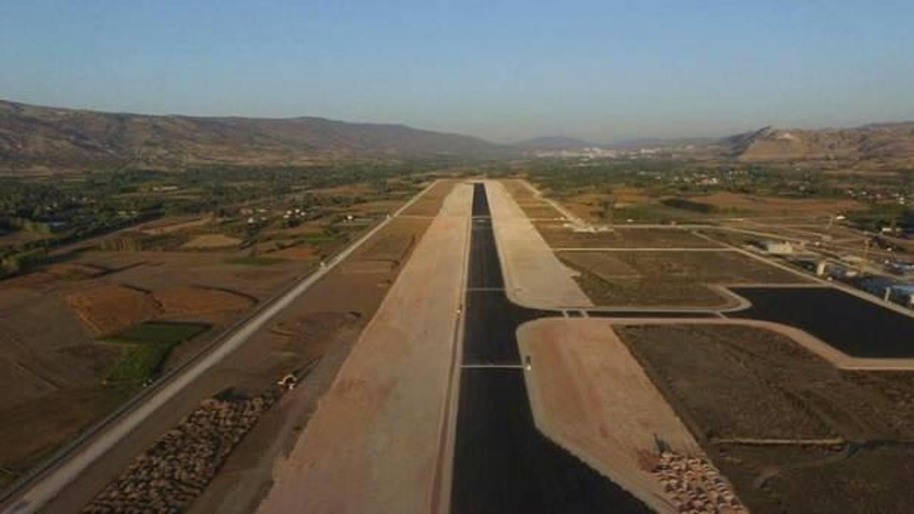 Yeni Tokat Havalimanı inşaatında sona yaklaşıldı