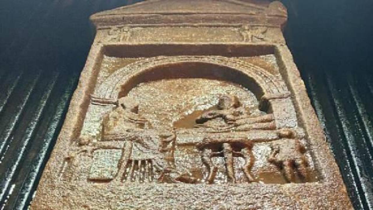 1900 yıllık mezar taşını jandarmaya satmaya kalktılar 