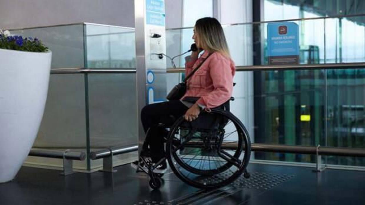 İstanbul Havalimanı'nda engelli yolcuların seyahatleri daha kolay hale geldi