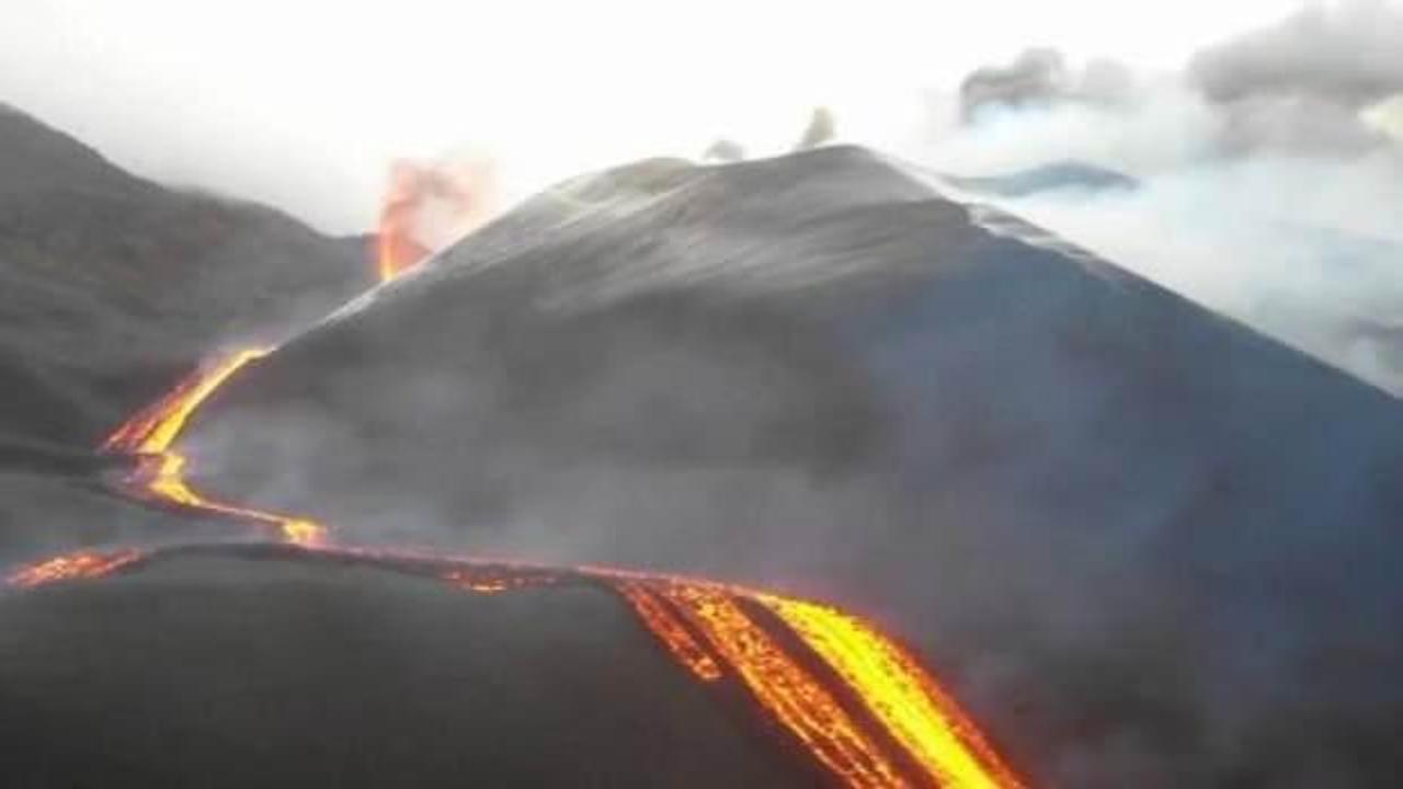 La Palma’daki yanardağda yeni lav çatlakları oluştu