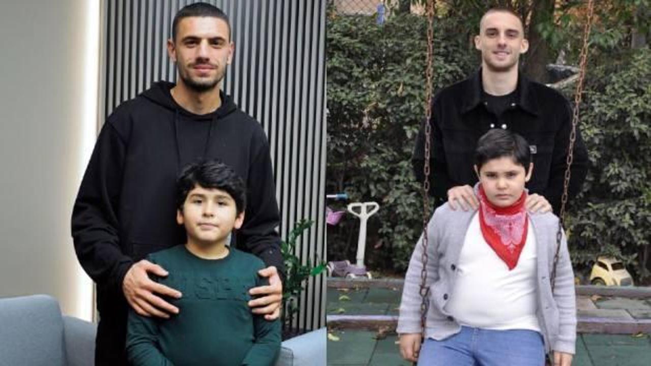 Merih Demiral ve Berkan Kutlu'dan anlamlı destek