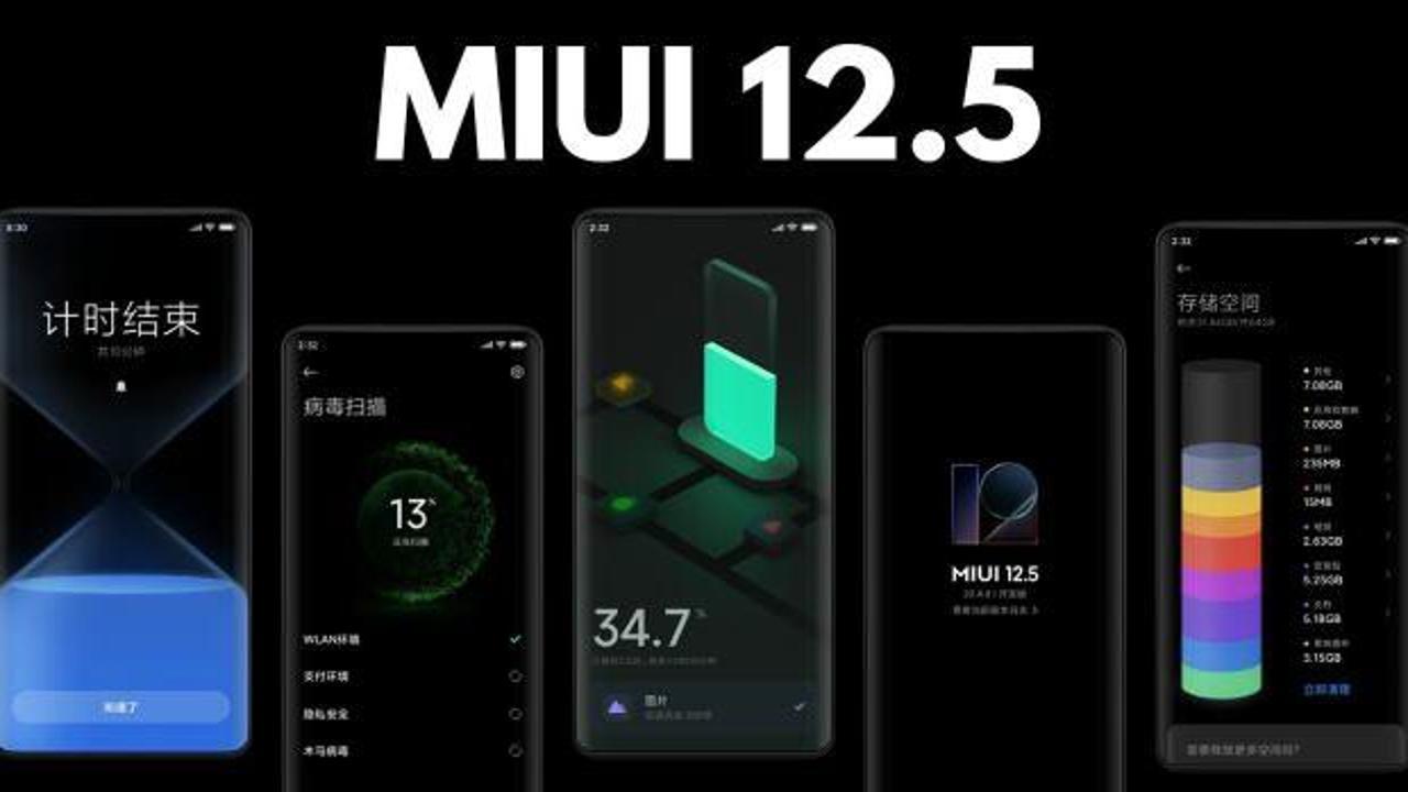 MIUI 12.5 Enhanced Edition alacak Xiaomi ve Redmi modelleri