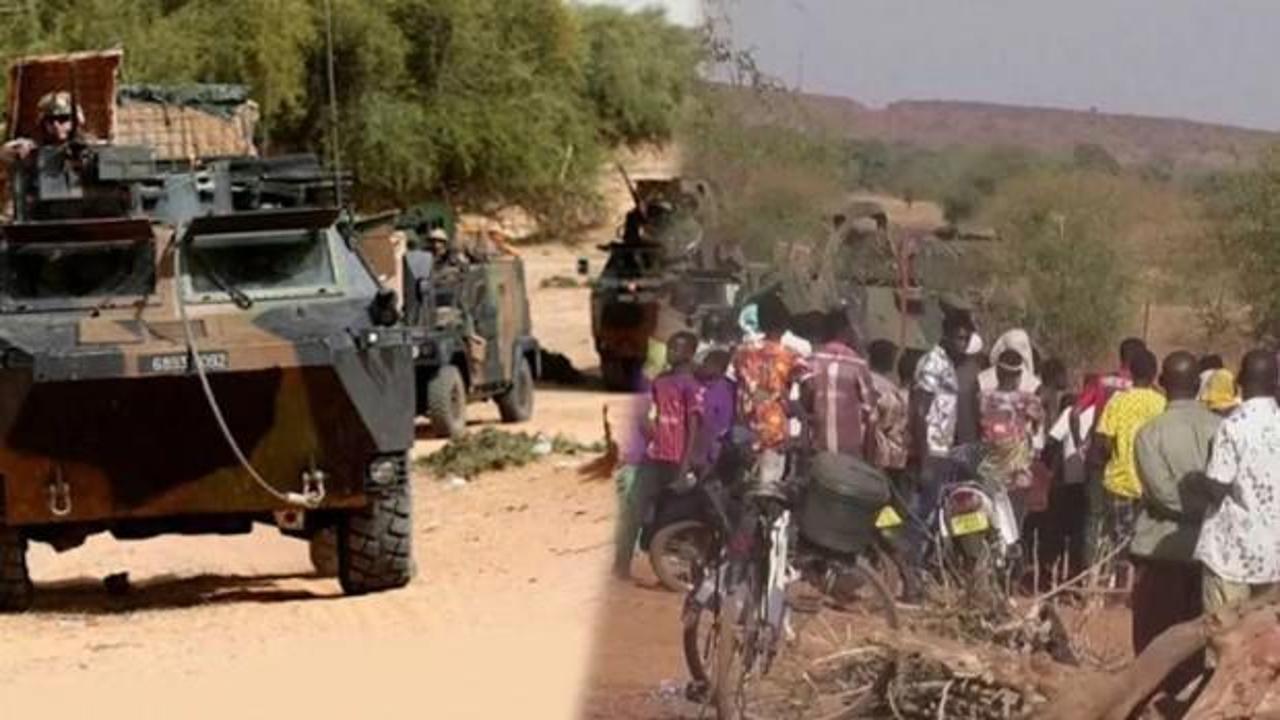Nijer ve Burkina Fas'da durdurulan Fransız askeri  konvoyu Mali'ye vardı