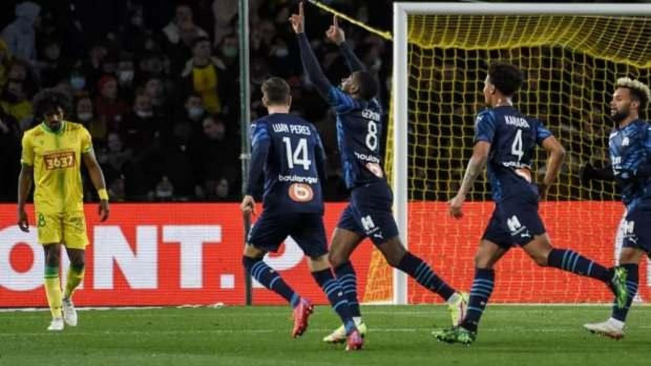 O.Marsilya, Nantes engelini tek golle geçti