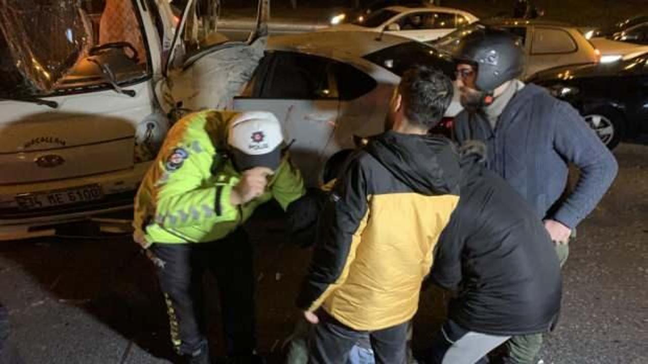 Zeytinburnu’nda feci kaza: 4 yaralı