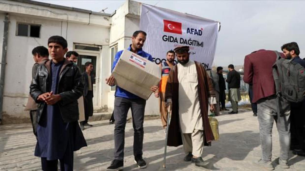 AFAD'dan Afganistan'daki ihtiyaç sahibi 2 bin aileye gıda yardımı